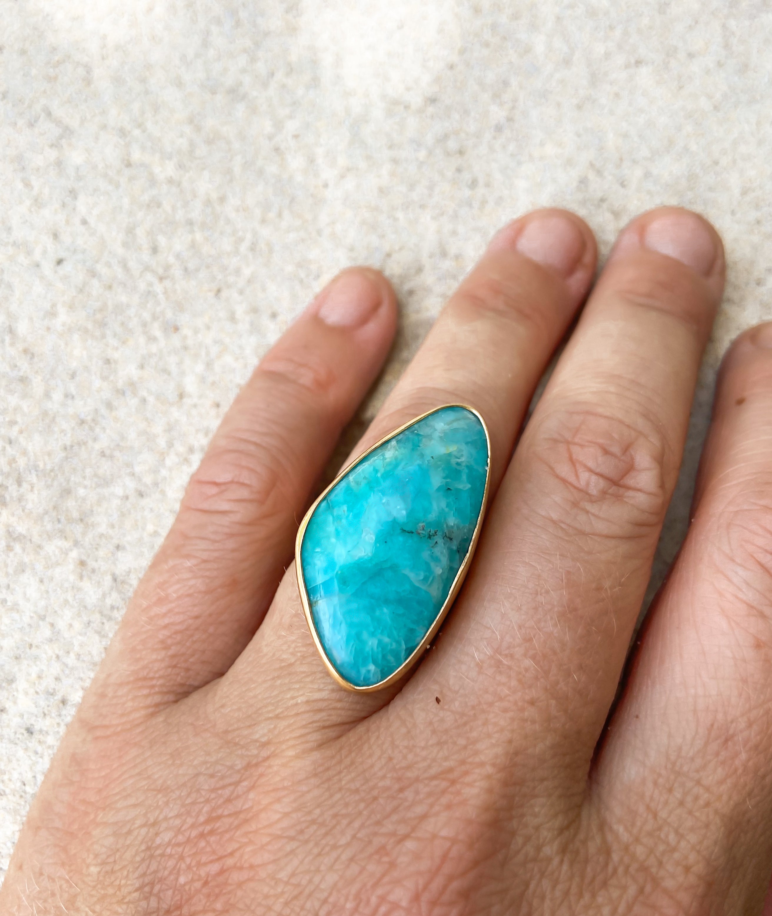 ALCHEMY RING: Amazonita