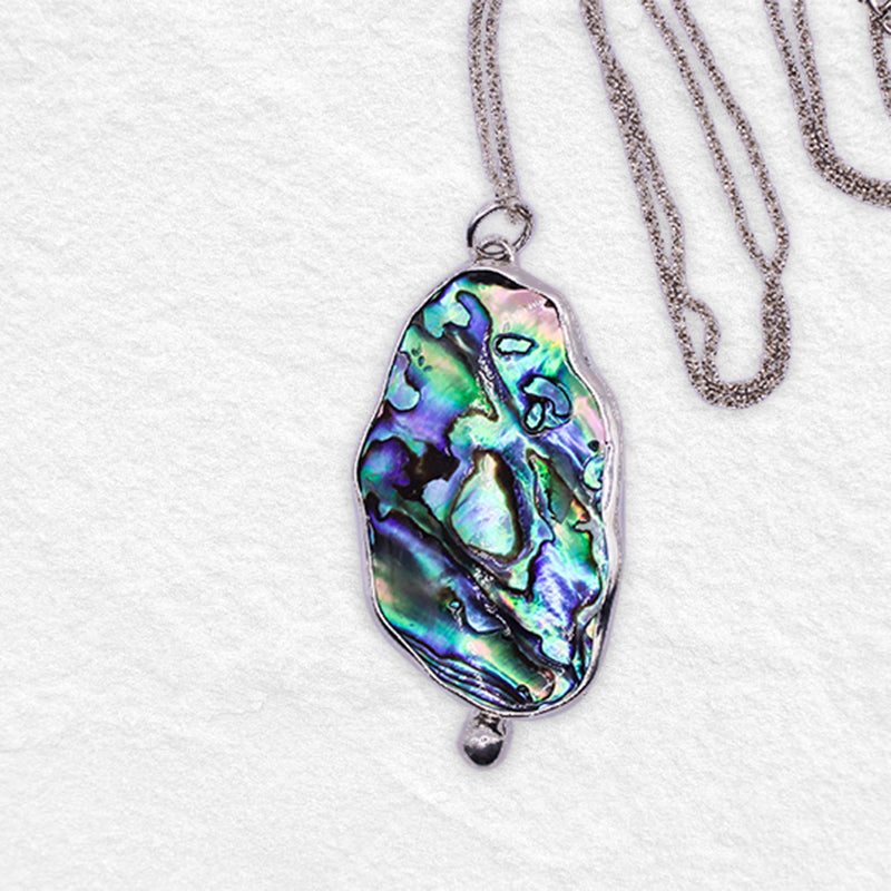 OCEAN NECKPIECE: Paua Shell