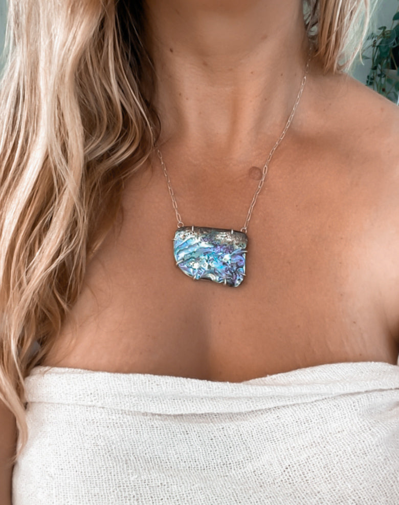 SLAB NECKPIECE: Paua Shell