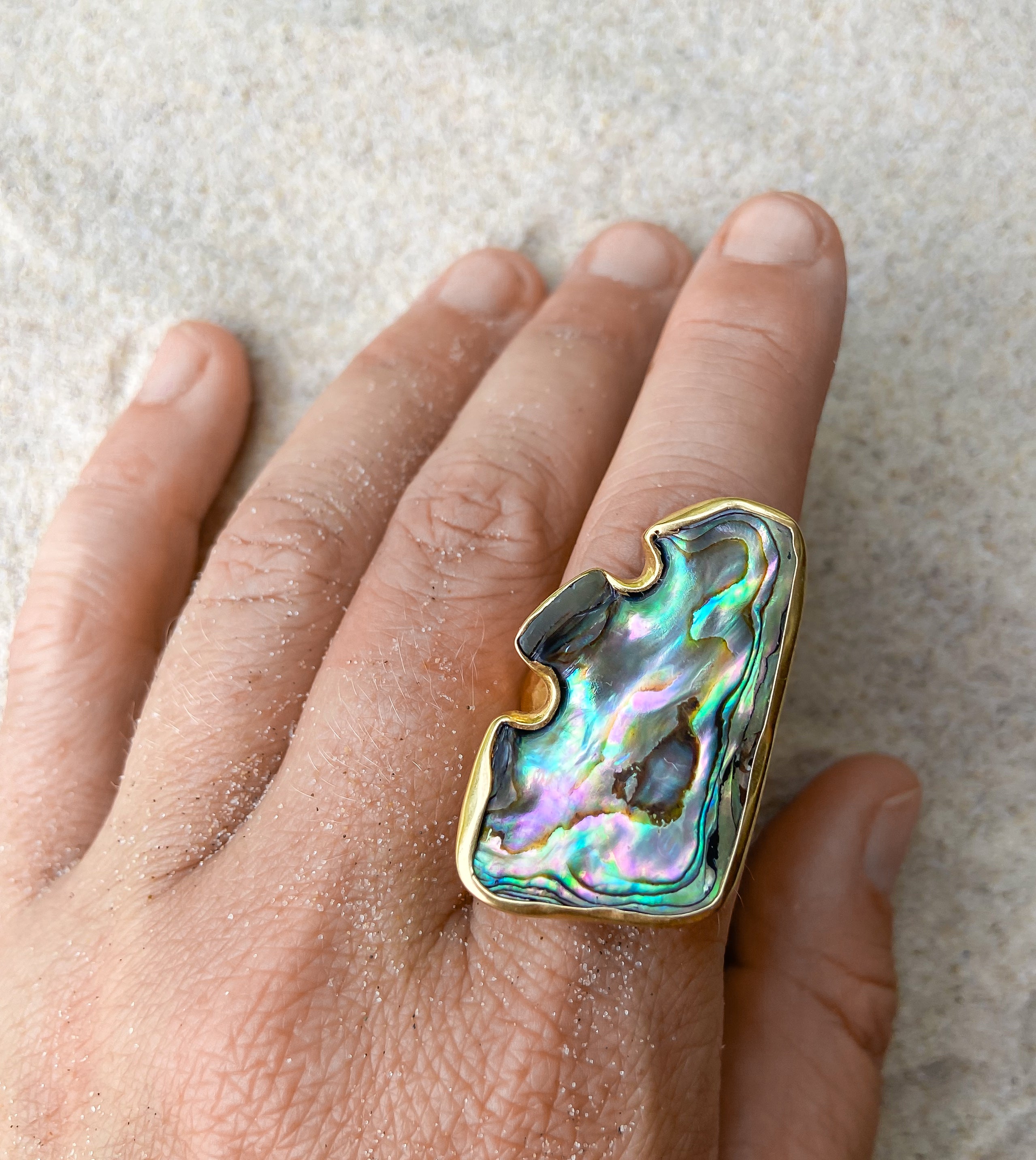 ALCHEMY RING: Paua Shell
