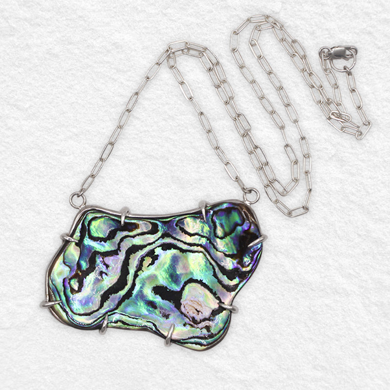 SLAB NECKPIECE: Paua Shell