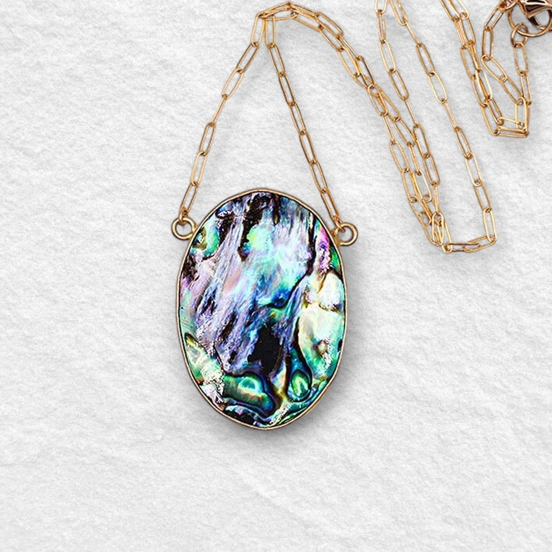 ALCHEMY NECKPIECE: Paua Shell
