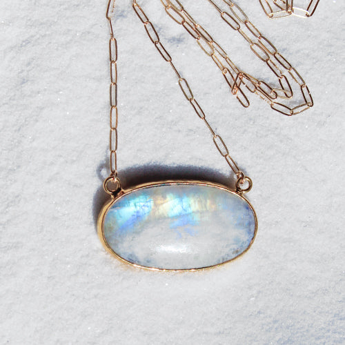 ALCHEMY NECKPIECE: Moonstone