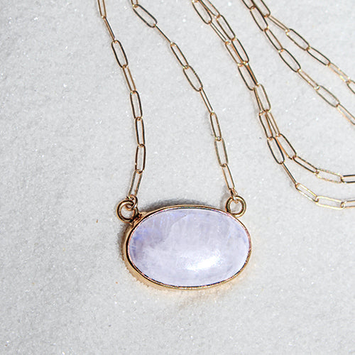 ALCHEMY NECKPIECE: Moonstone