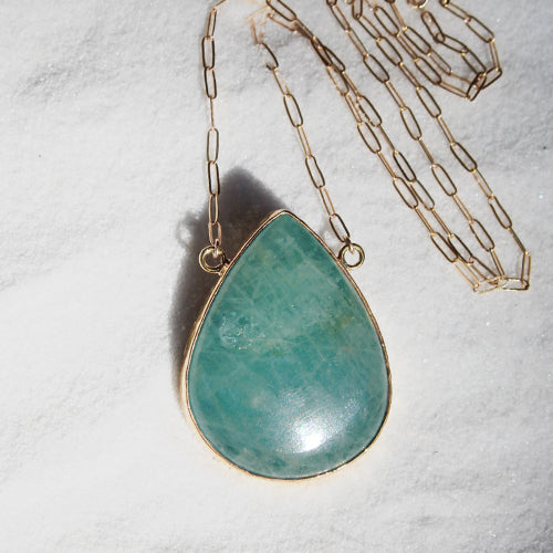 ALCHEMY NECKPIECE: Aquamarine