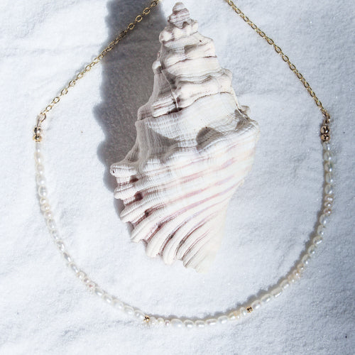 INAYA NECKLACE: Pearl - GOLD