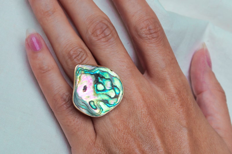 ALCHEMY RING: Paua Shell