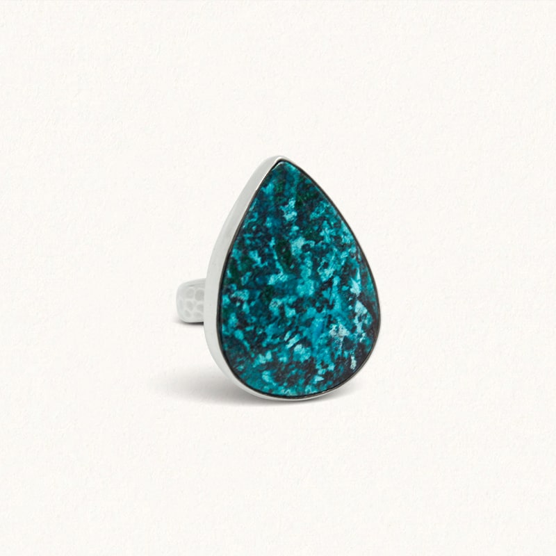 ALCHEMY RING: Shattuckite Azurite