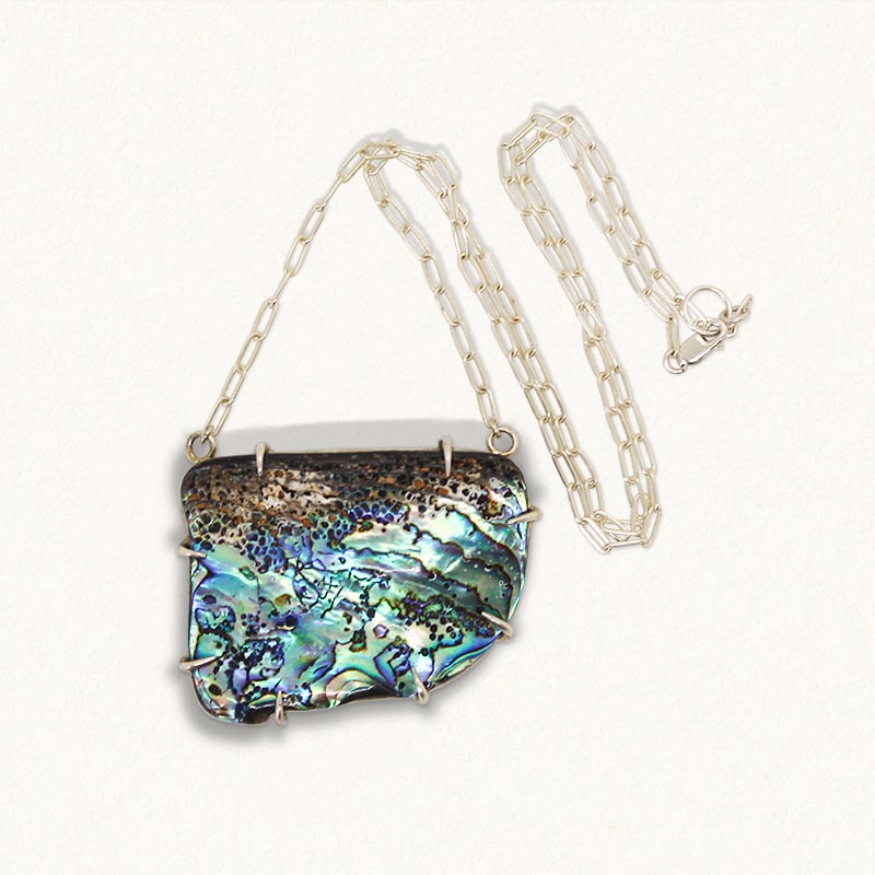 SLAB NECKPIECE: Paua Shell