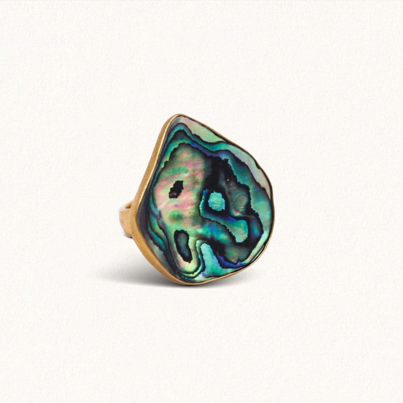 ALCHEMY RING: Paua Shell