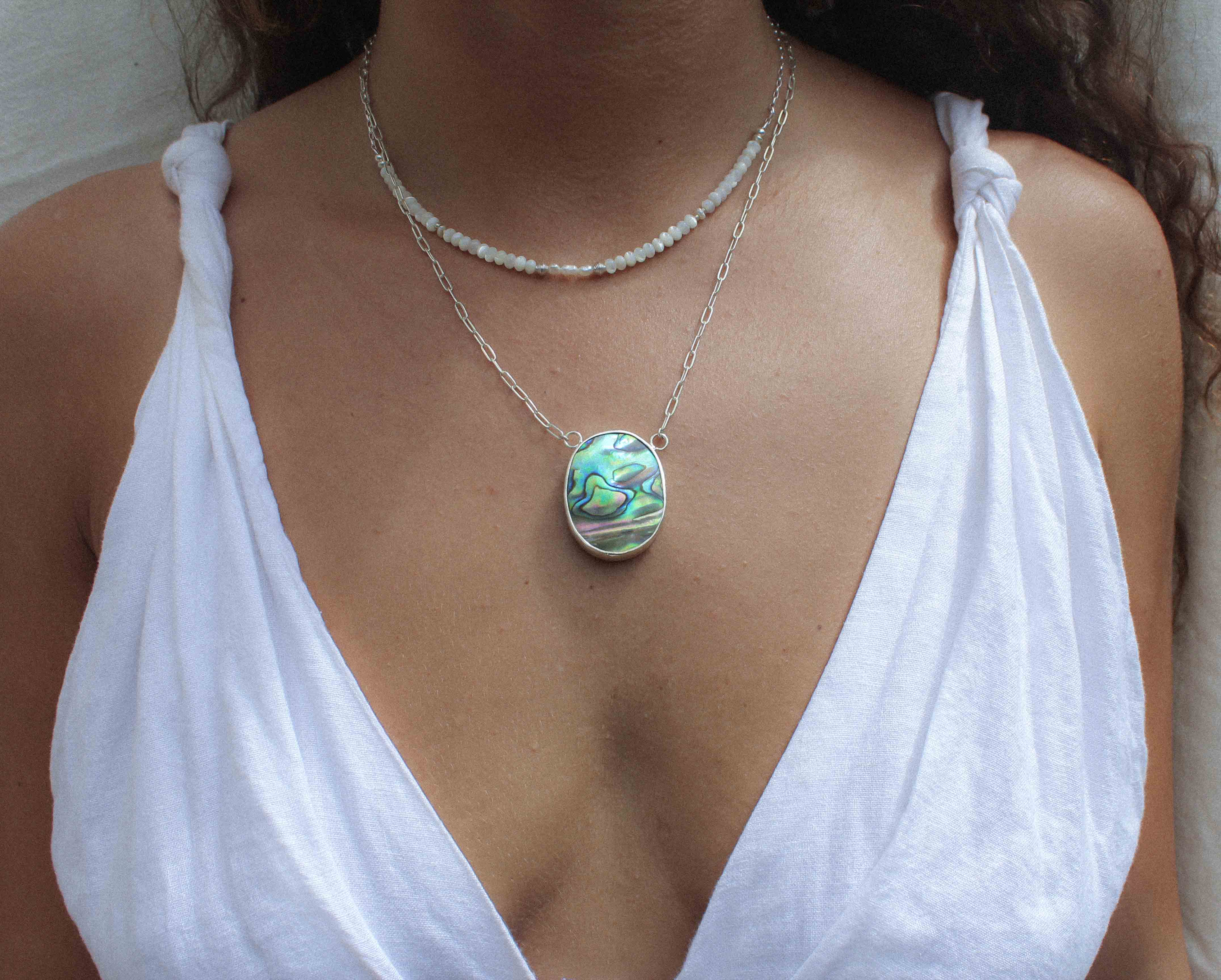ALCHEMY NECKPIECE: Paua Shell