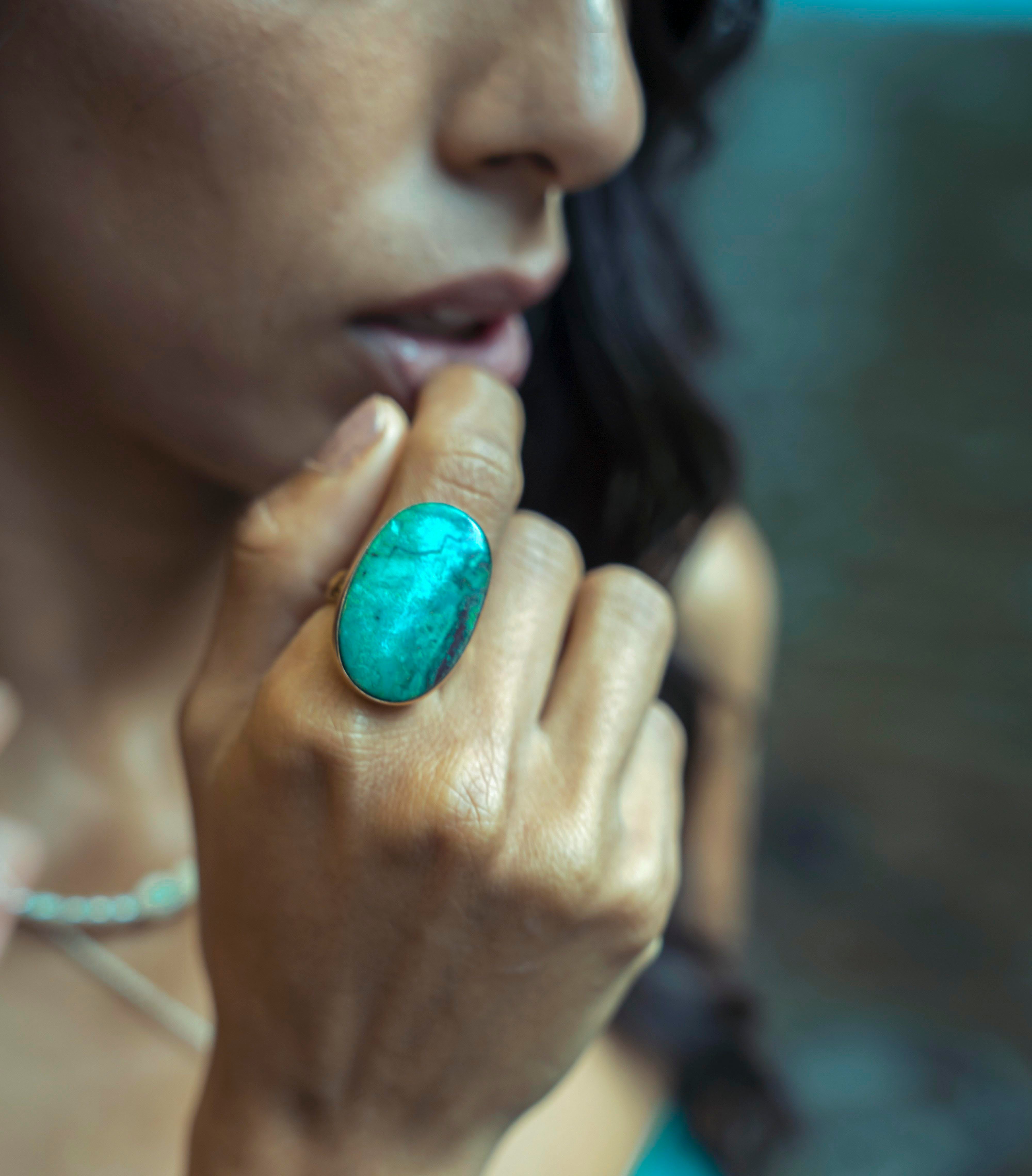 ALCHEMY RING: Australian Chrysocolla