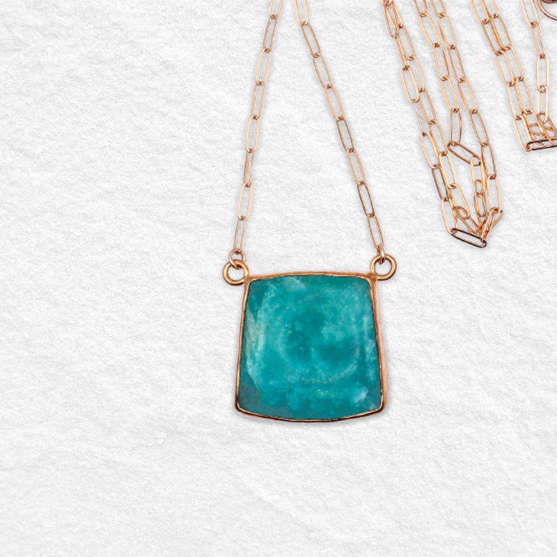 ALCHEMY NECKPIECE: Amazonita