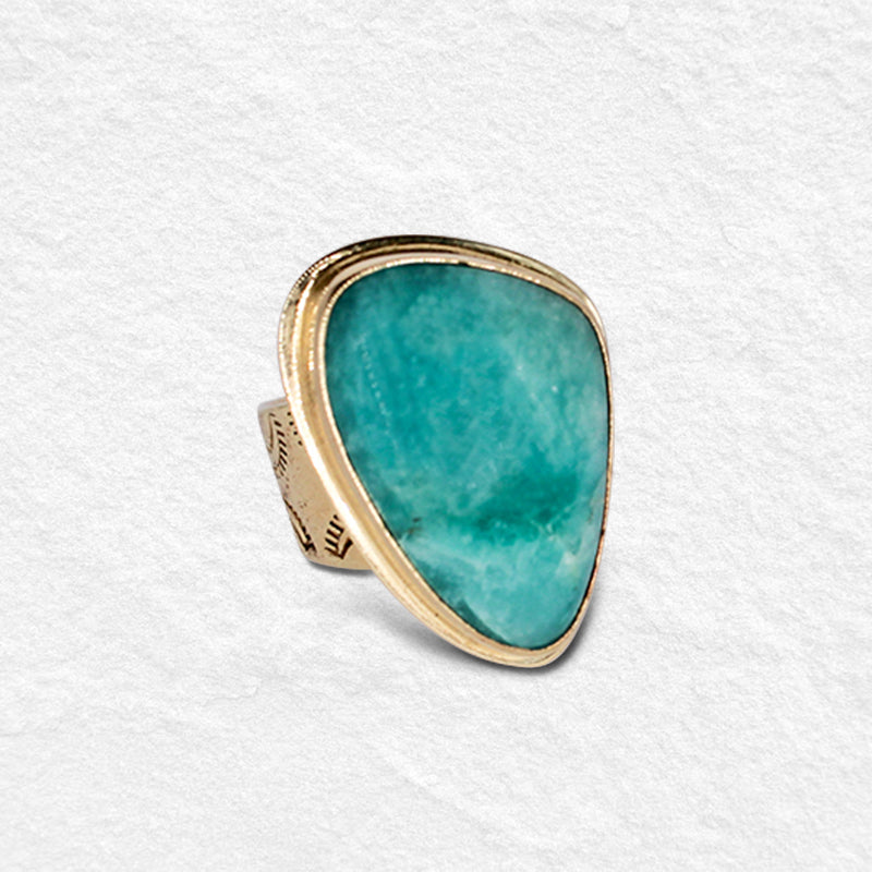 VENUS RING: Amazonita