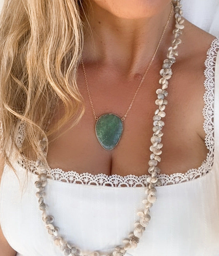 ALCHEMY NECKPIECE: Tibetan Turquoise