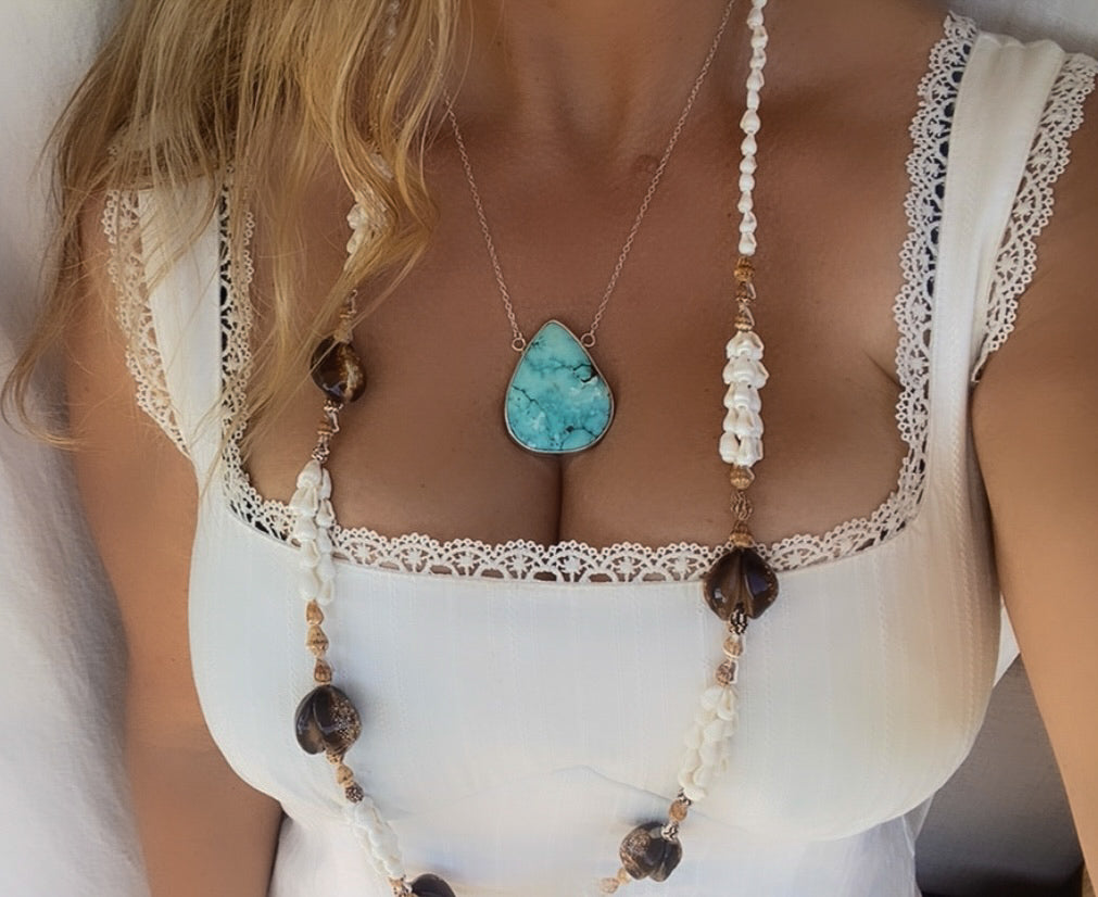 ALCHEMY NECKPIECE: Tibetan Turquoise