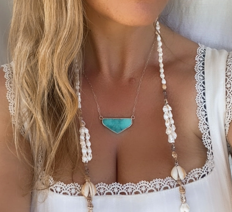 ALCHEMY NECKPIECE: Tibetan Turquoise