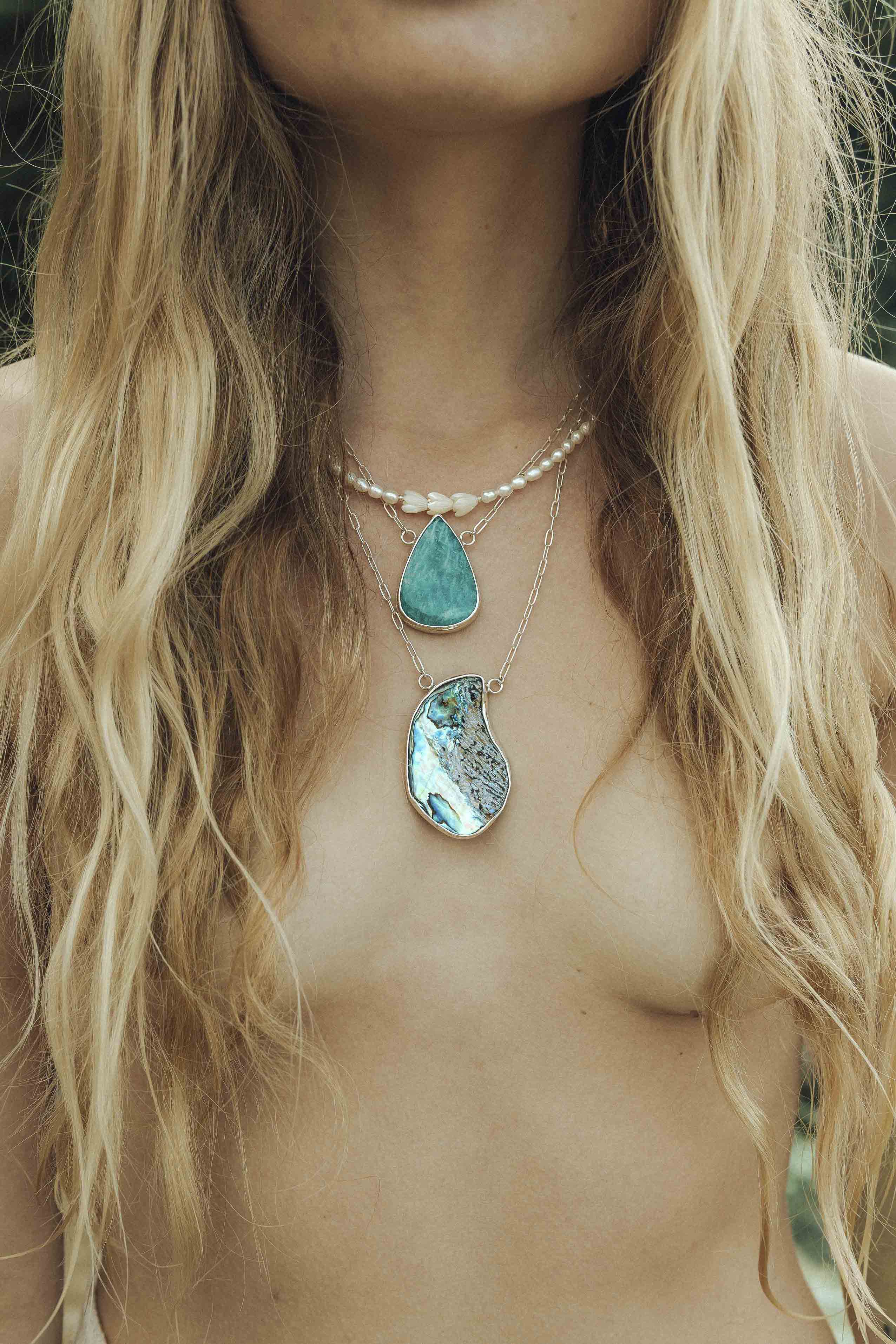 ALCHEMY NECKPIECE: Paua Shell