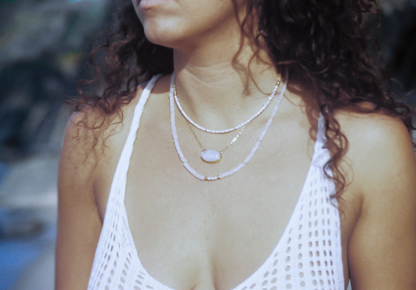 INAYA NECKLACE: Pearl - GOLD