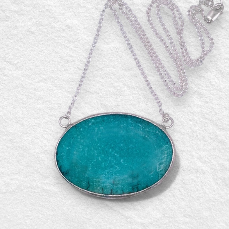 ALCHEMY NECKPIECE: Tibetan Turquoise