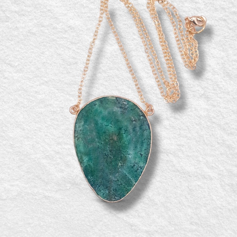 ALCHEMY NECKPIECE: Tibetan Turquoise