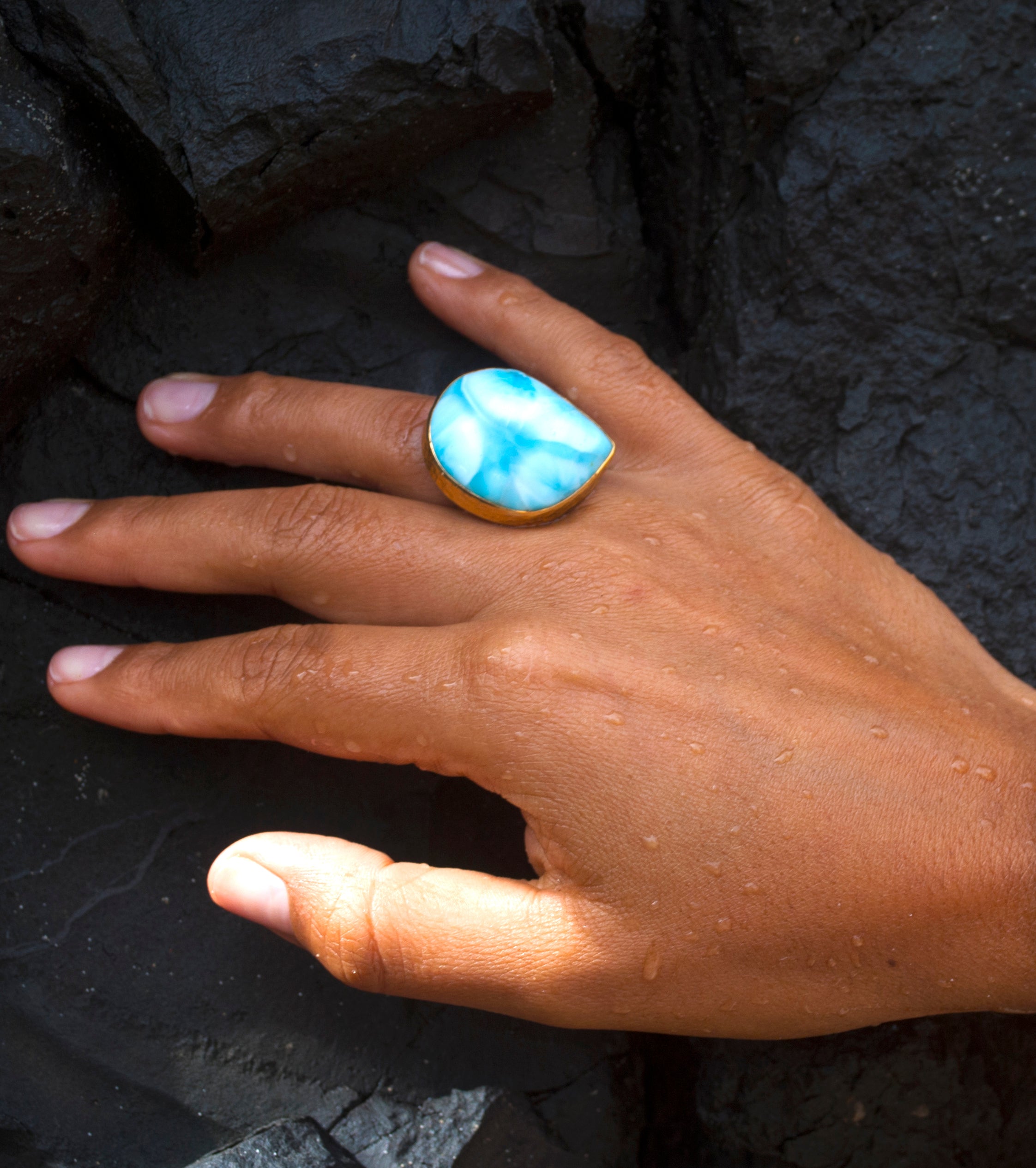 ALCHEMY RING: Larimar