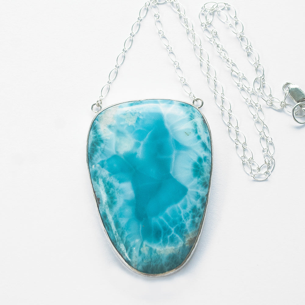 ALCHEMY NECKLACE: Larimar