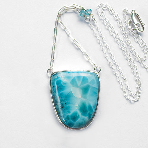 ALCHEMY NECKLACE: Larimar