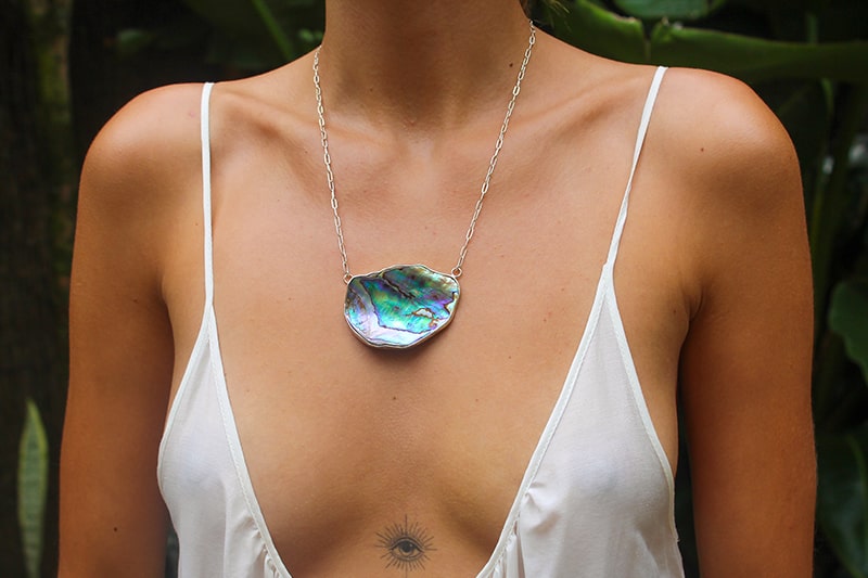ALCHEMY NECKPIECE: Paua Shell