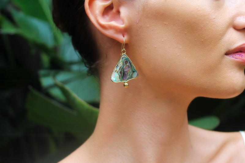 PAUA SHELL EARRINGS