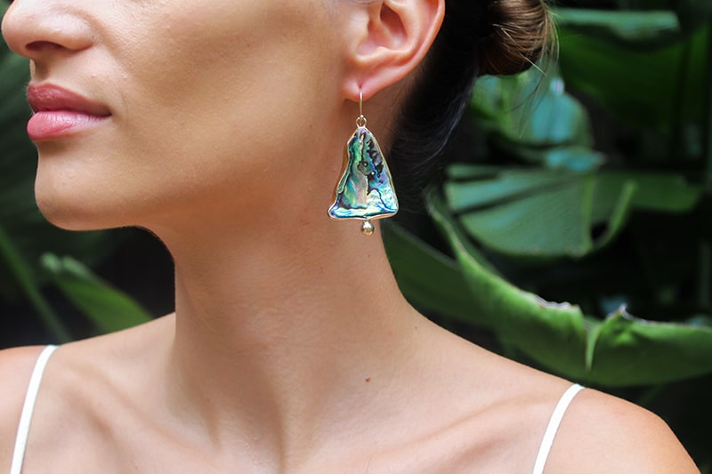 PAUA SHELL EARRINGS