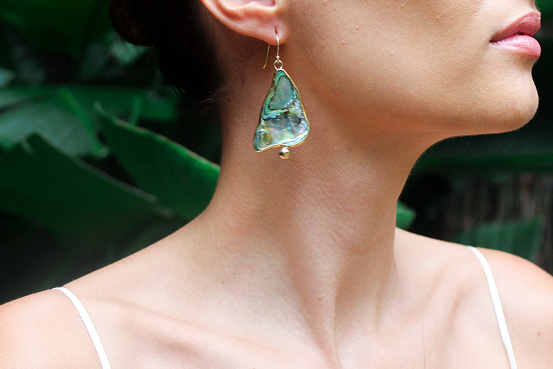 PAUA SHELL EARRINGS
