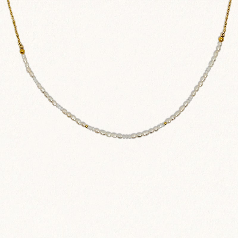 INAYA NECKLACE: Pearl - GOLD
