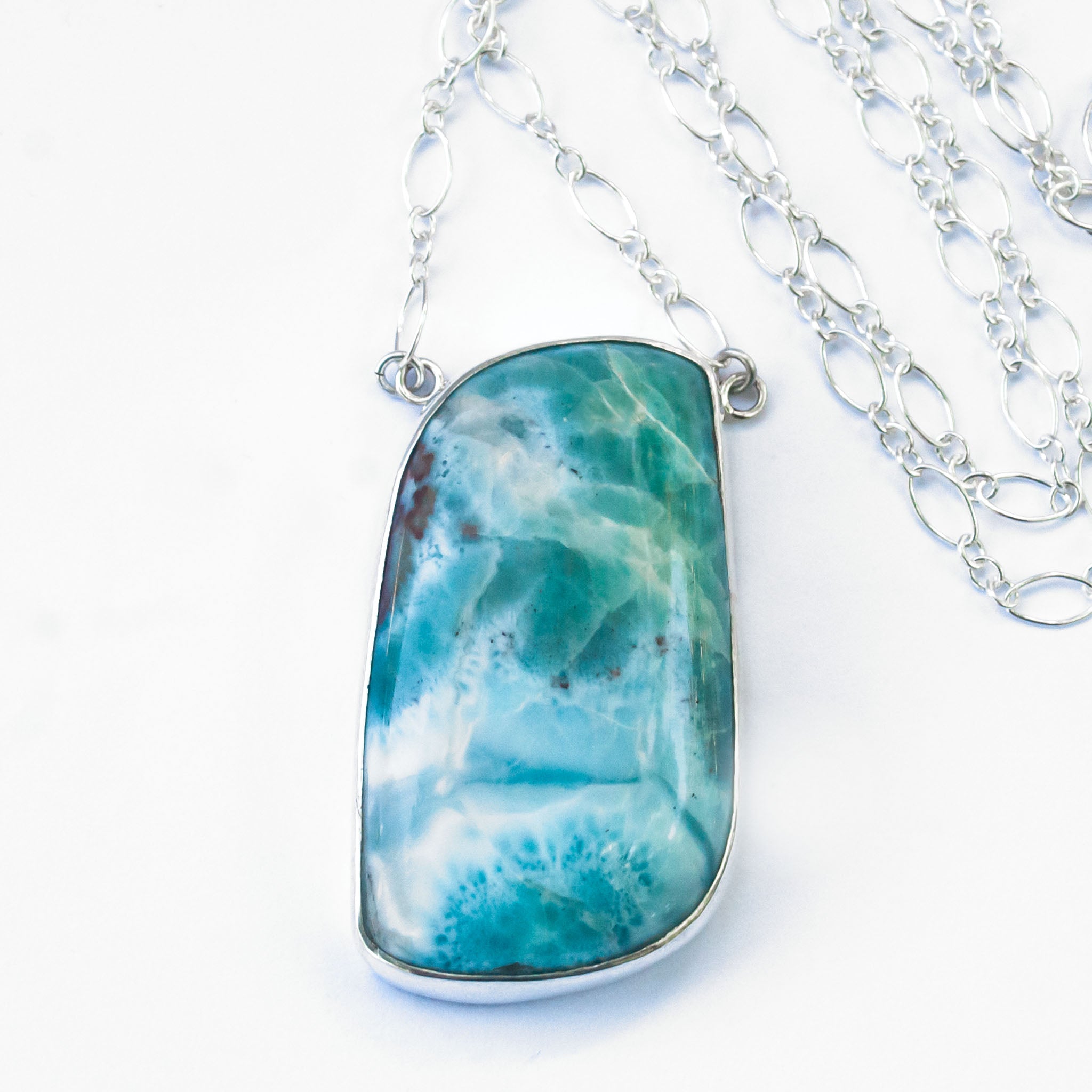ALCHEMY NECKLACE: Larimar