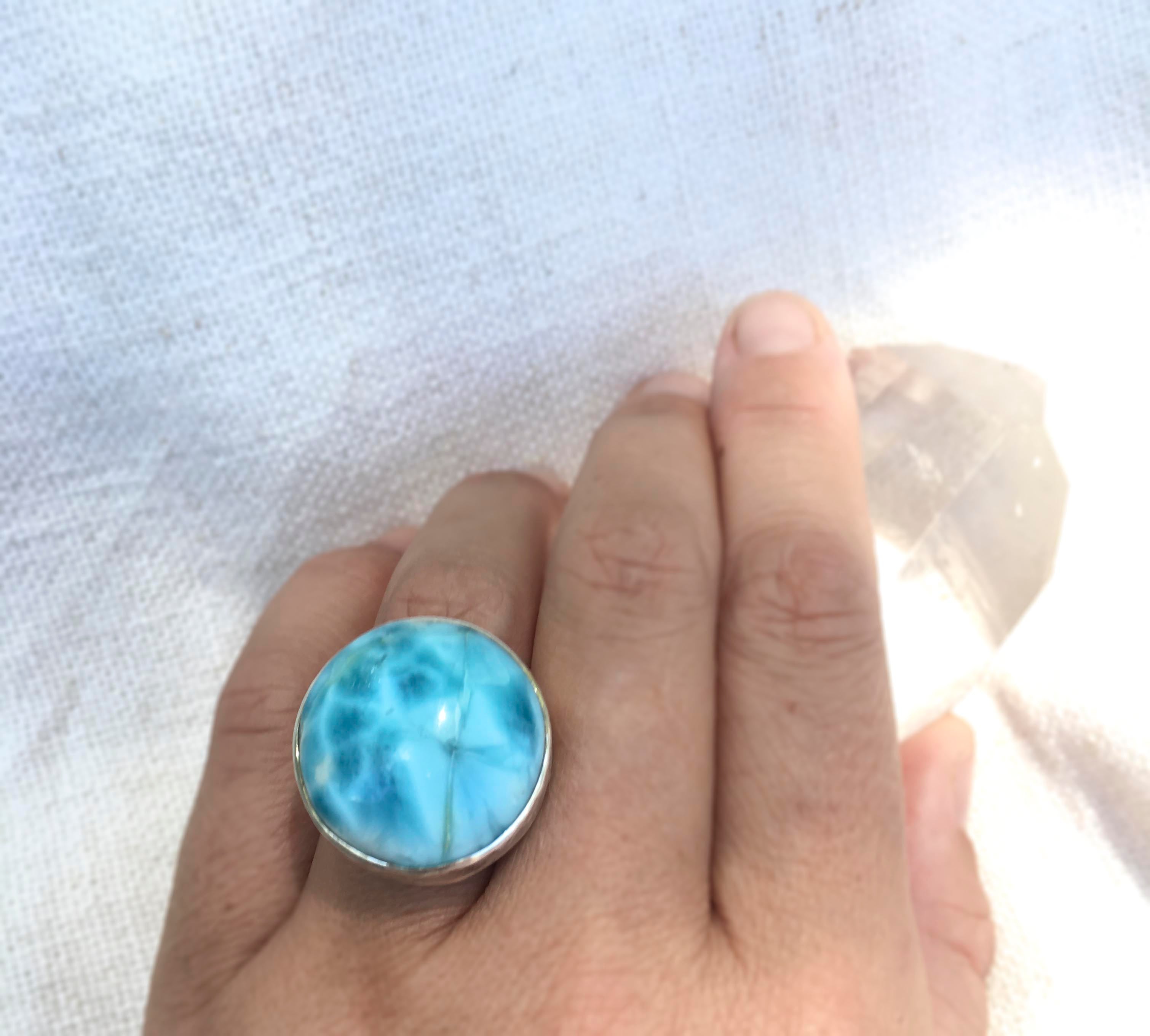 ALCHEMY RING: Larimar