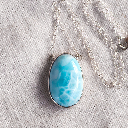 ALCHEMY NECKLACE : Larimar