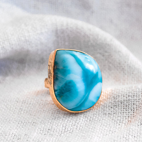 ALCHEMY RING: Larimar